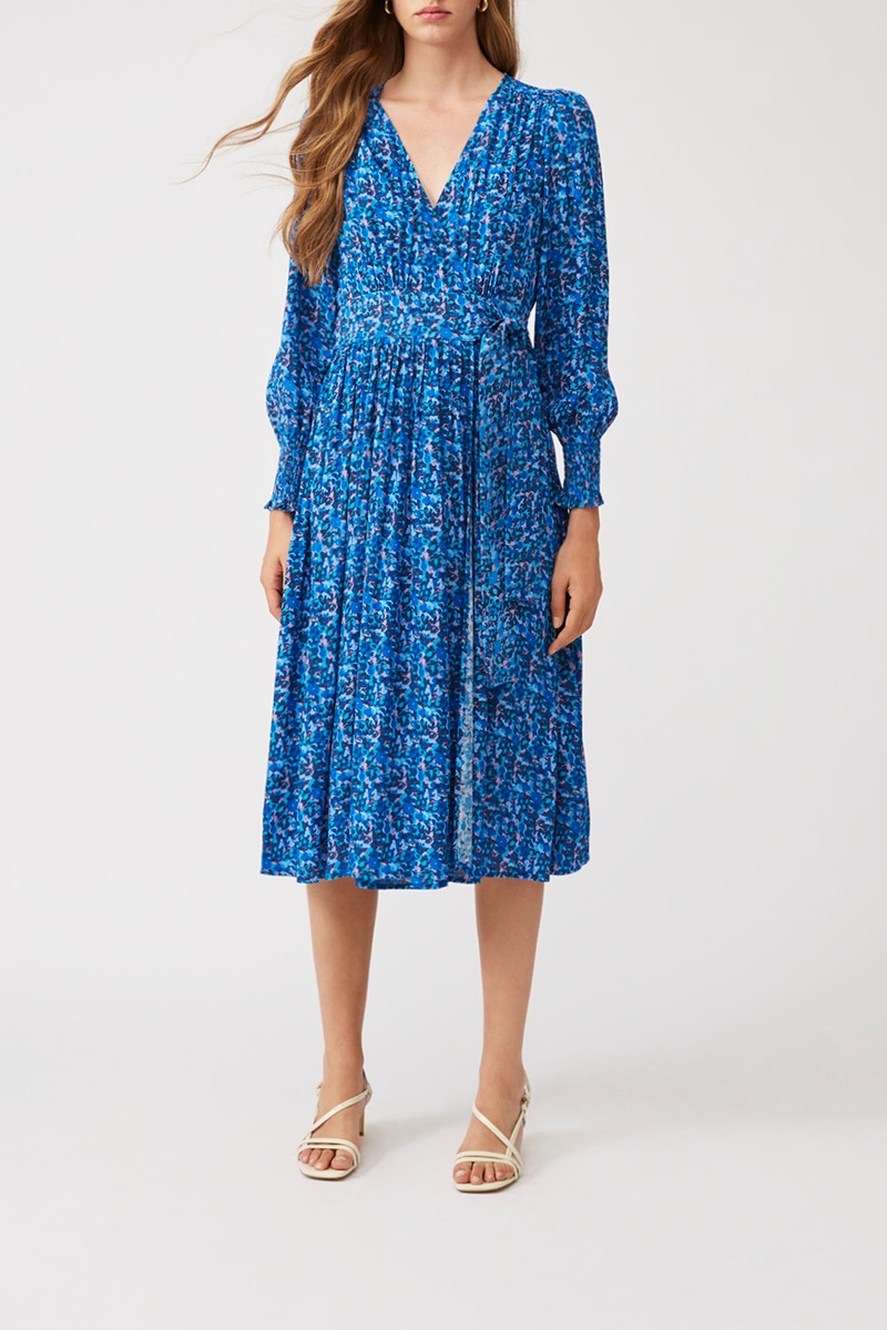 Robe portefeuille Celine Bleu