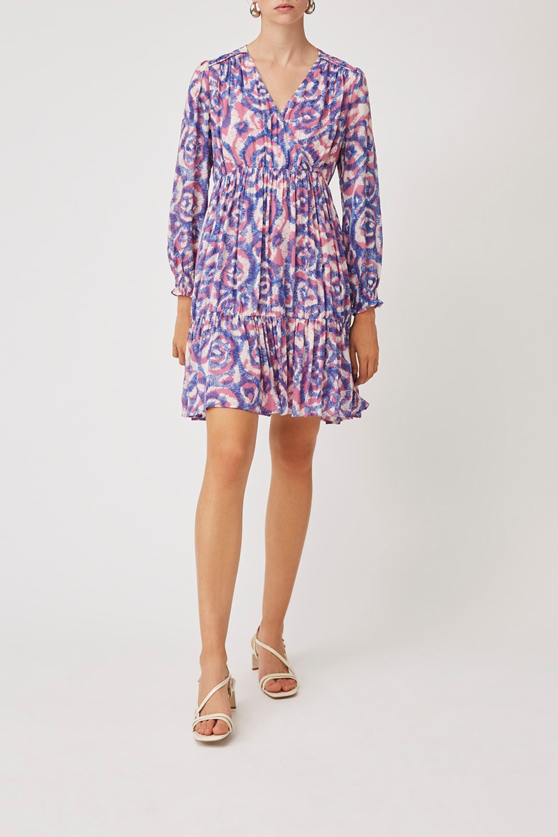 Robe patineuse Ceci Bleu coblalt