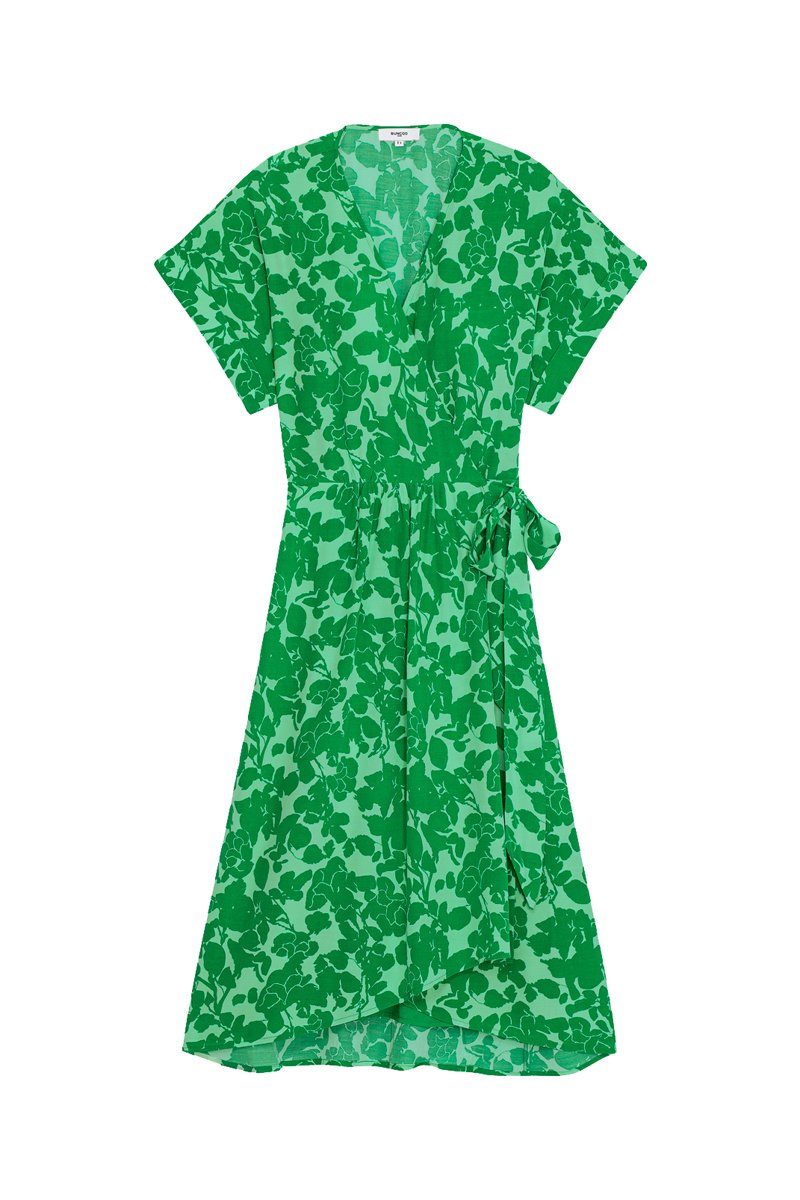 Robe portefeuille Cimba Vert