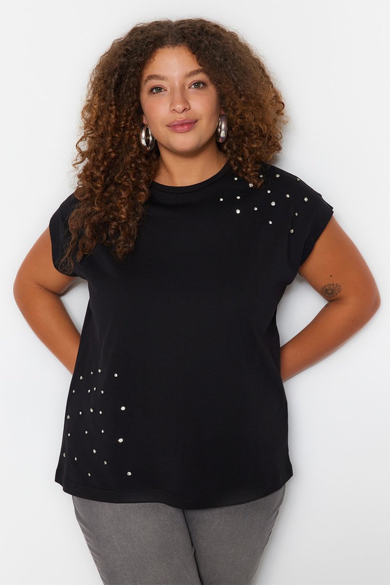 T-shirt Plus Size - Noir