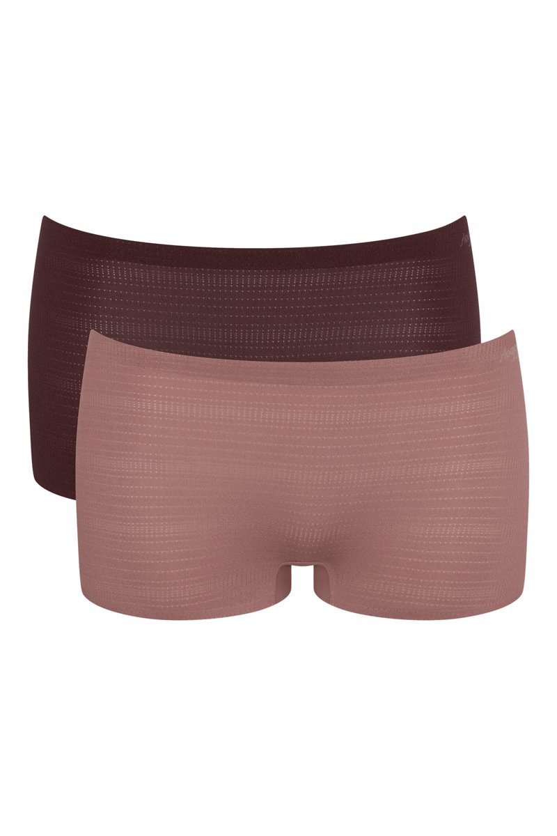 2 shortys Zero - Marron et taupe