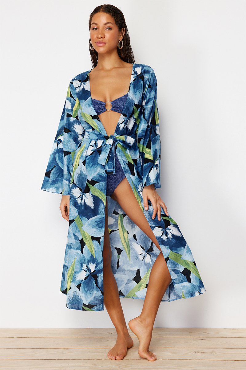 Kimono - Noir et bleu