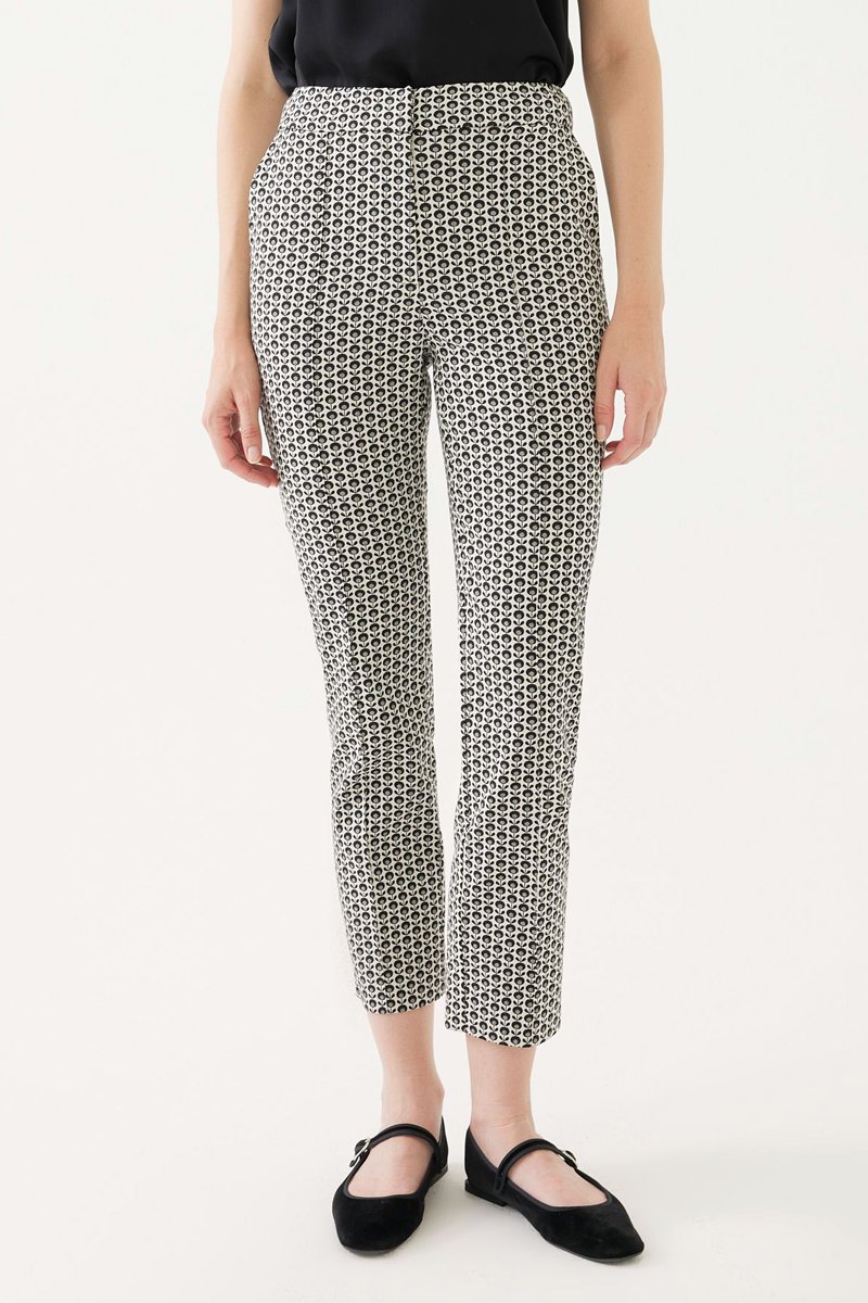Pantalon 7/8 - Noir et blanc 