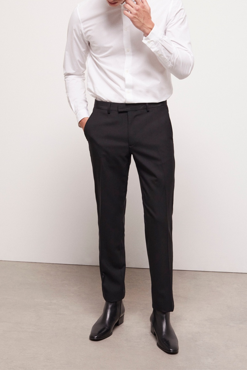 Pantalon en laine - Noir