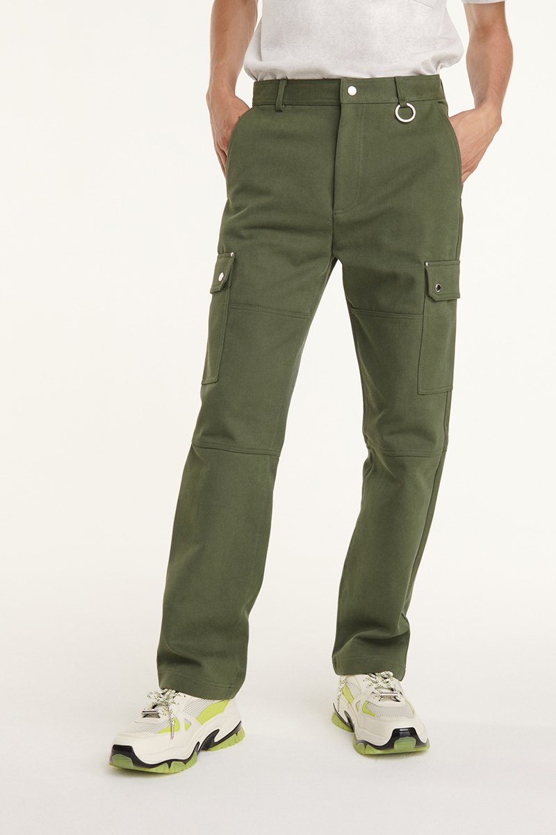 Pantalon cargo Kaki
