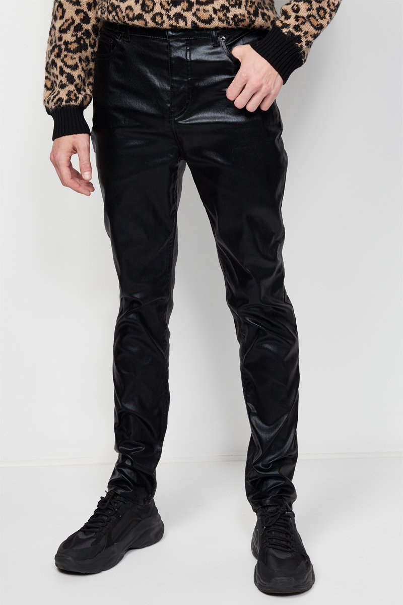 Pantalon slim Noir