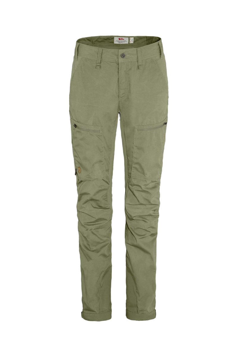 Pantalon en coton biologique Abisko Lite - Vert olive