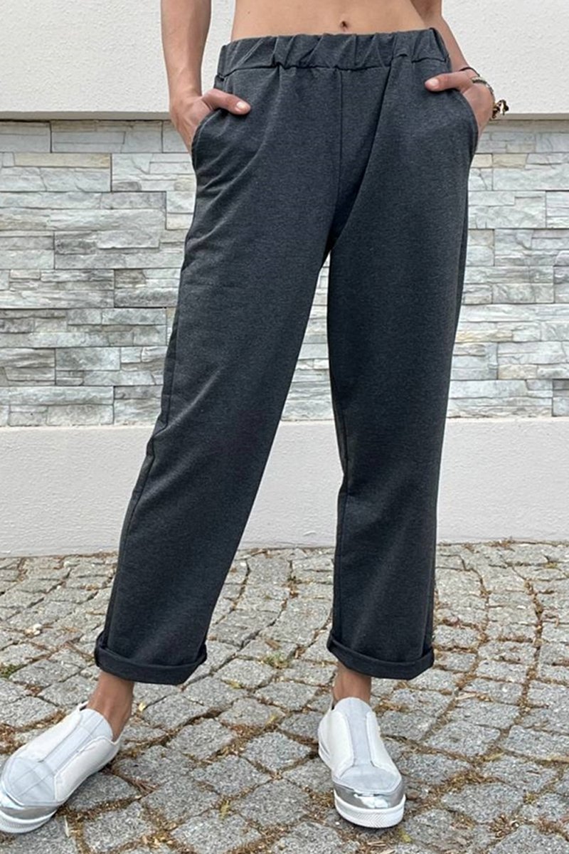 Pantalon 7/8 - Anthracite chiné