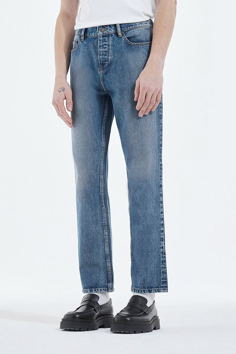 Jean droit Bleu marine