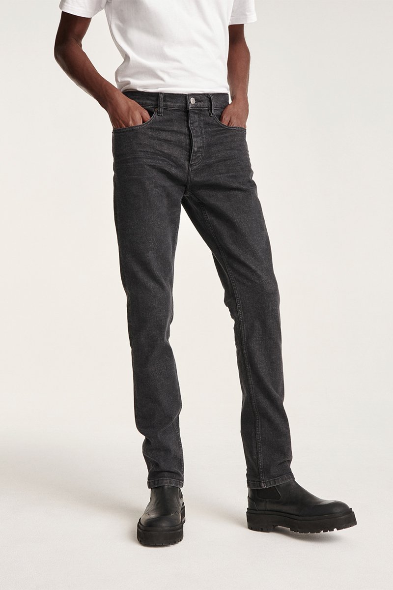 Jean slim Noir chiné