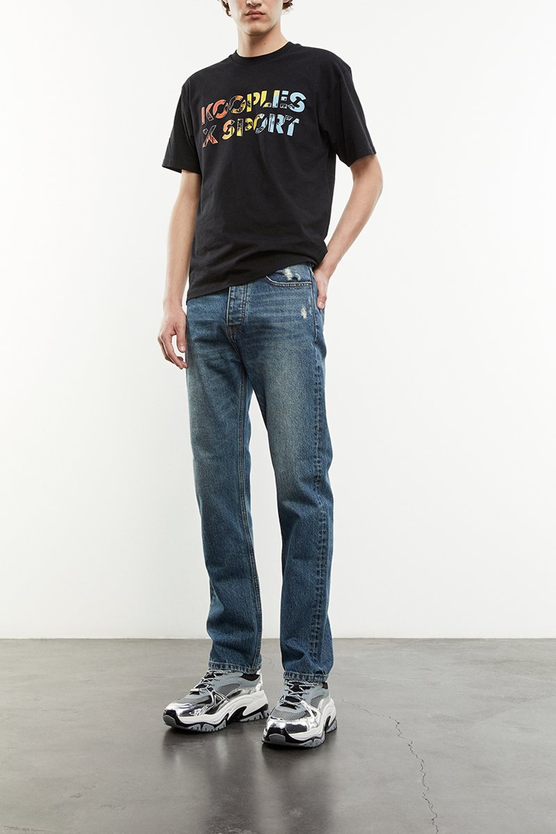 Jean droit Bleu clair