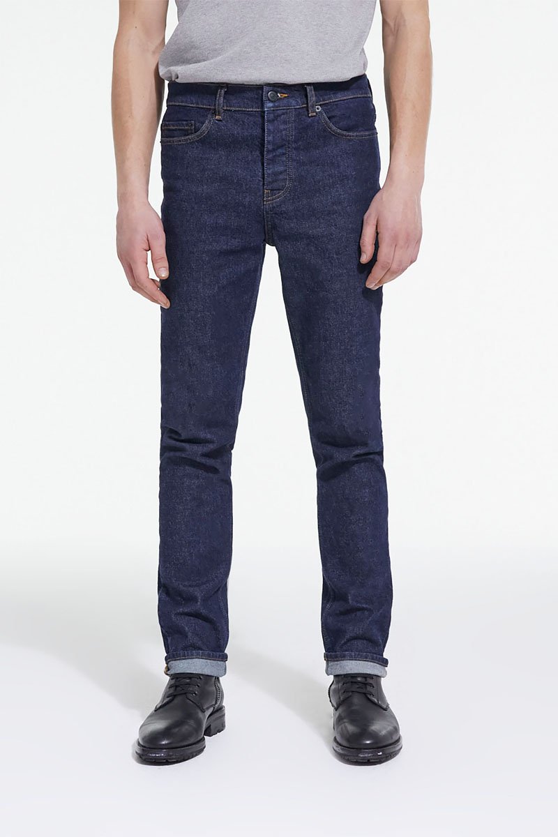 Jean droit Bleu marine