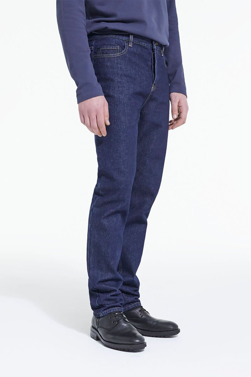 Jean droit Bleu marine