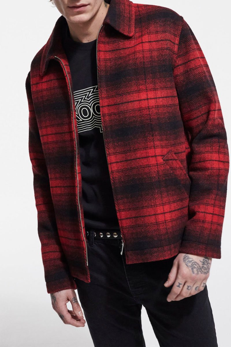 Veste en laine Rouge