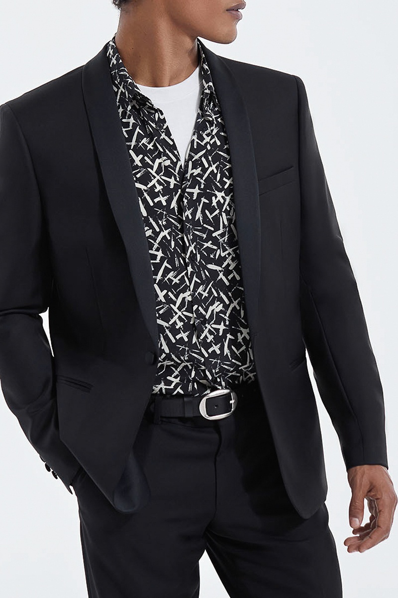 Veste en laine - Noir 