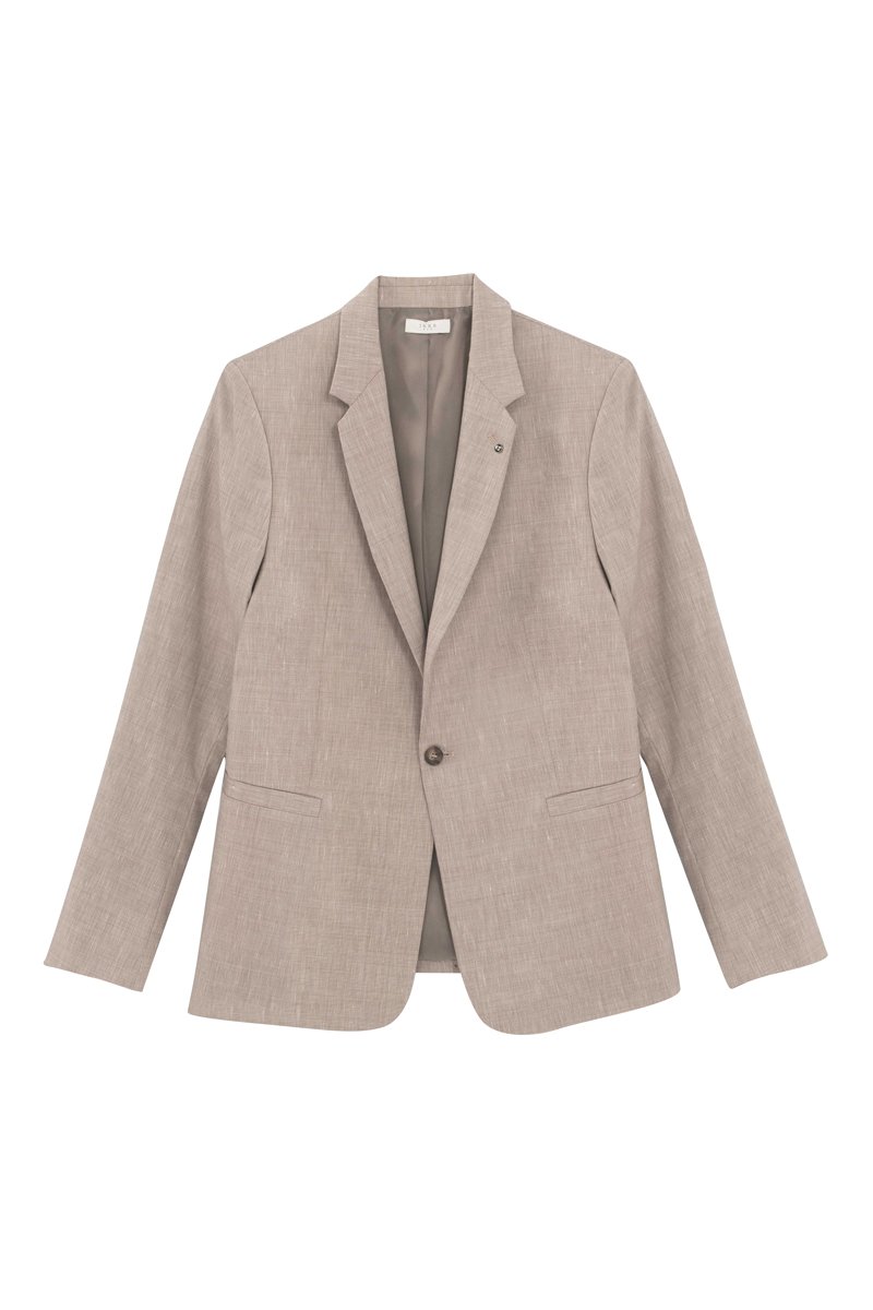 Veste de costume en laine Sable - IKKS