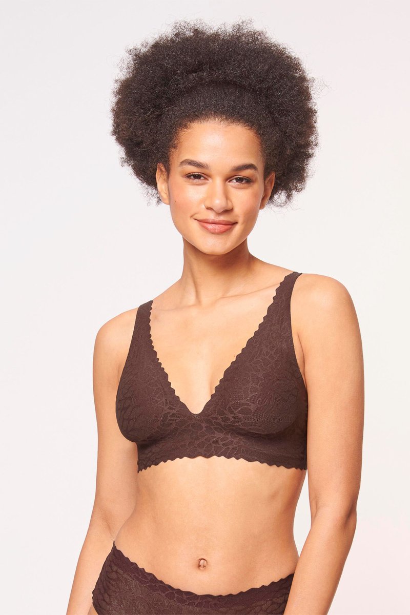Brassière Zero Feel Lace - Marron