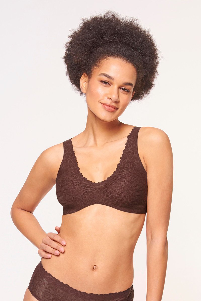 Brassière Zero Feel Lace - Marron