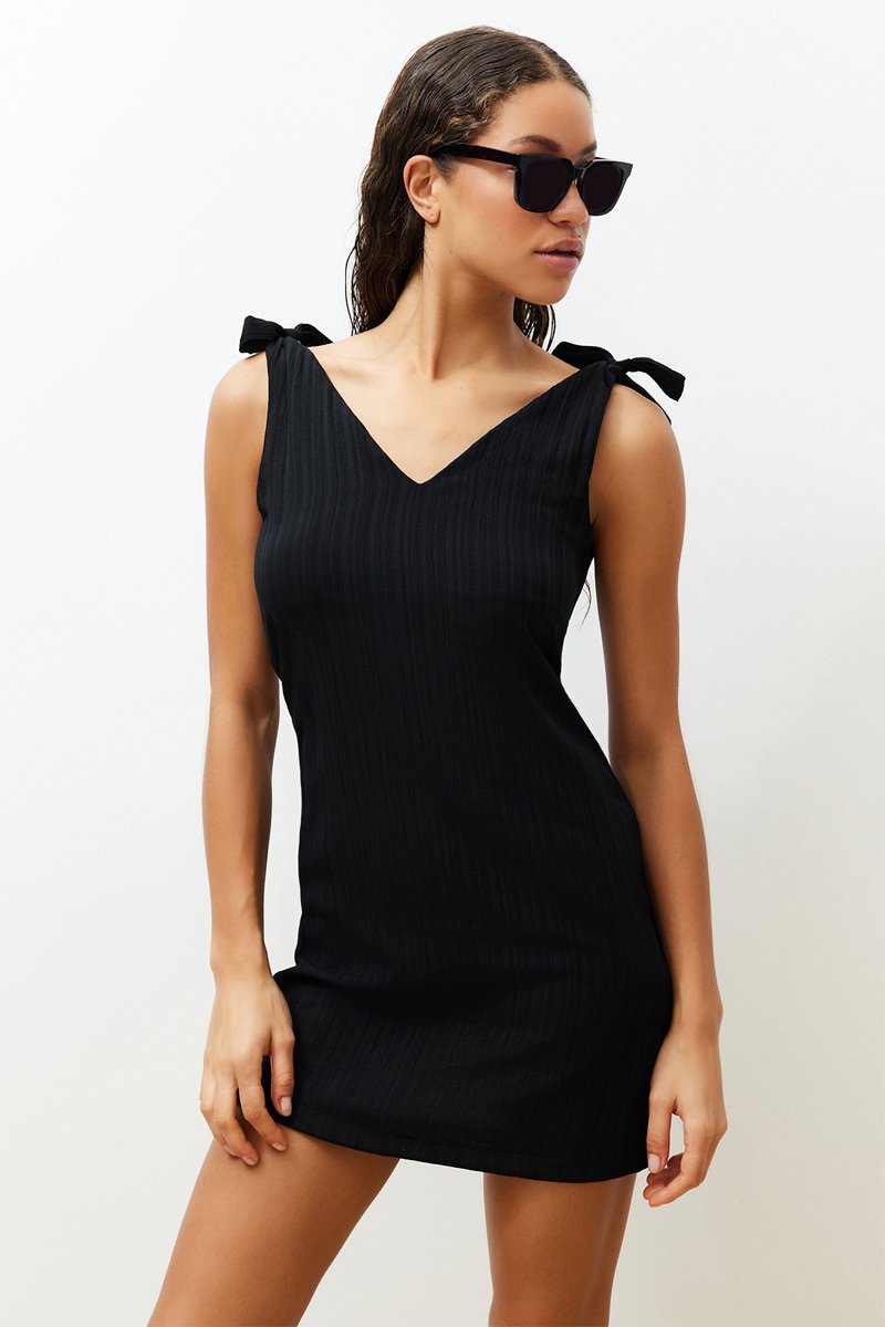 Robe de plage - Noir