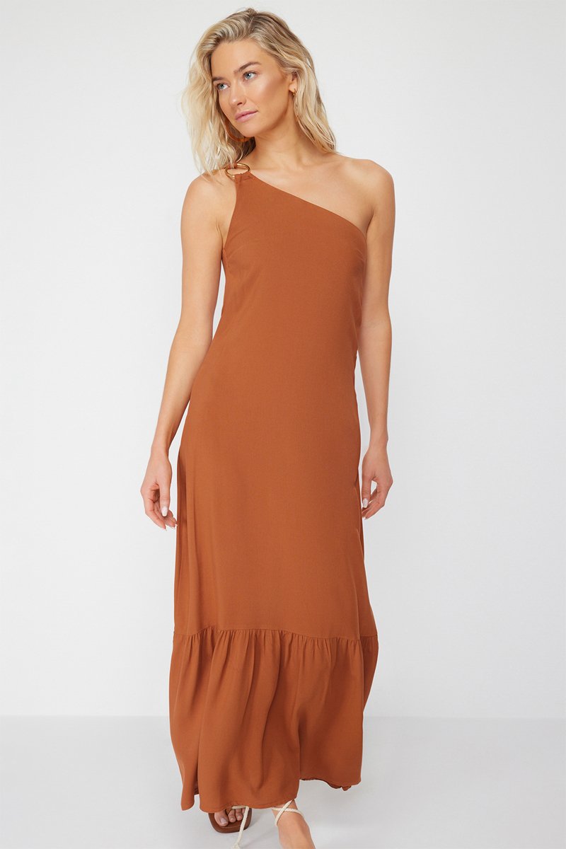 Robe de plage - Marron