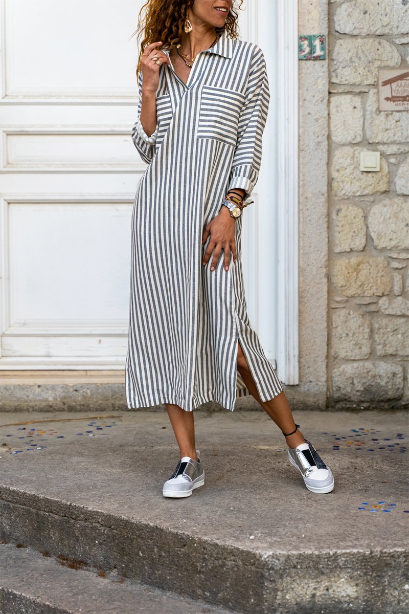 Robe midi - Kaki