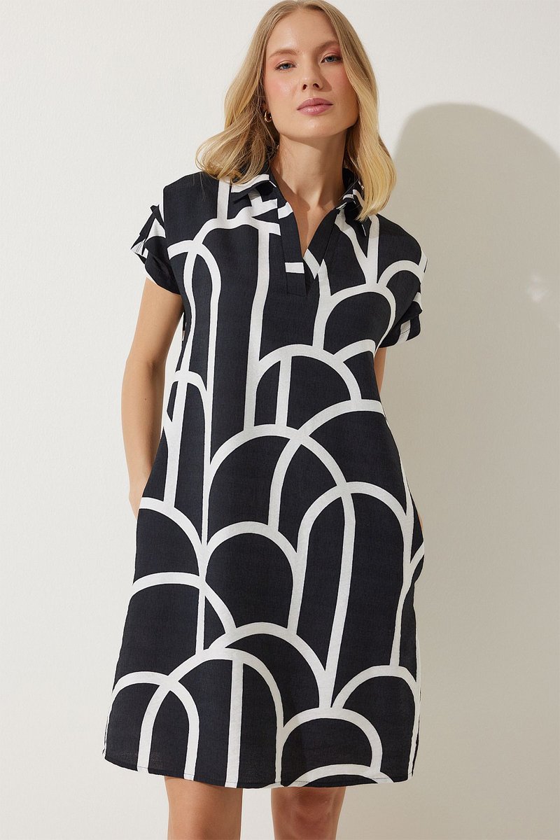 Robe trapèze - Noir