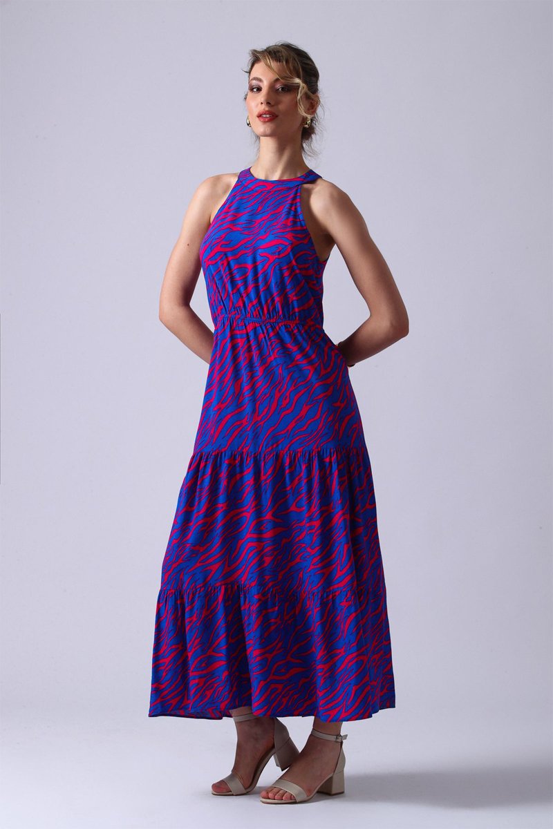 Robe longue - Bleu roi