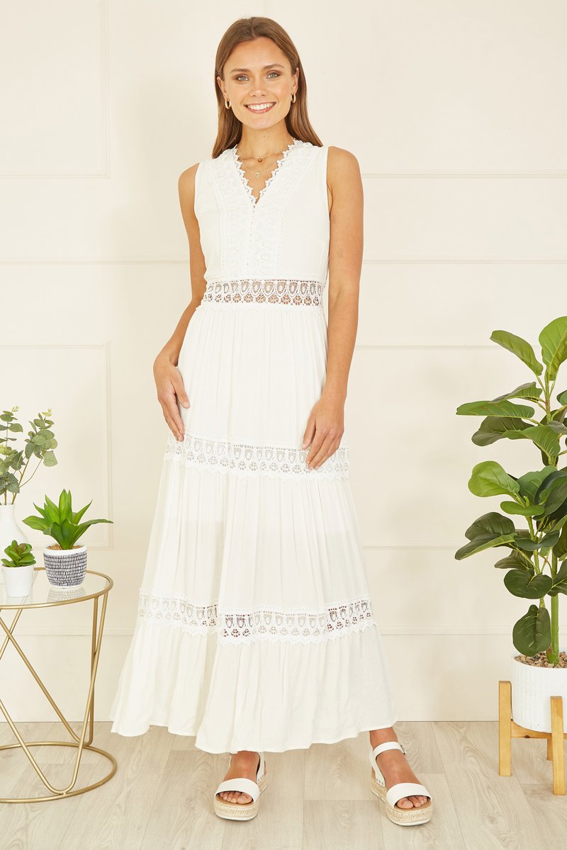 Robe longue - Blanc
