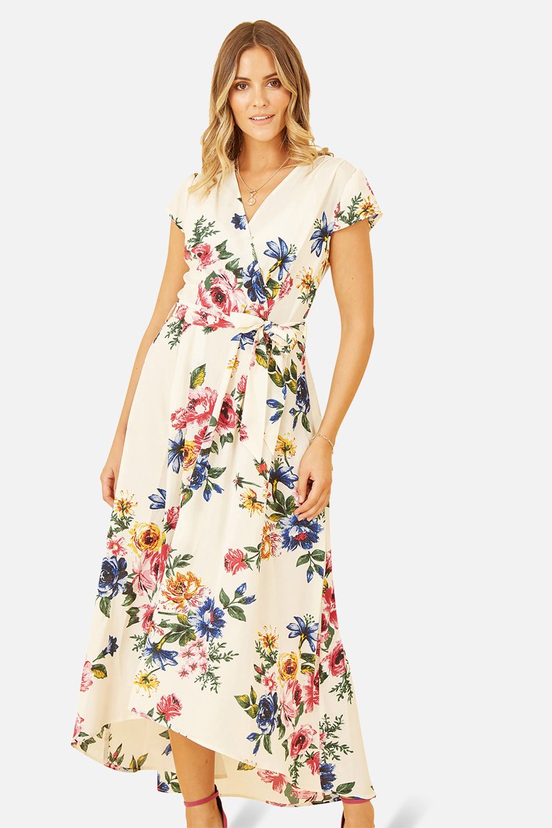 Robe portefeuille - Ivoire