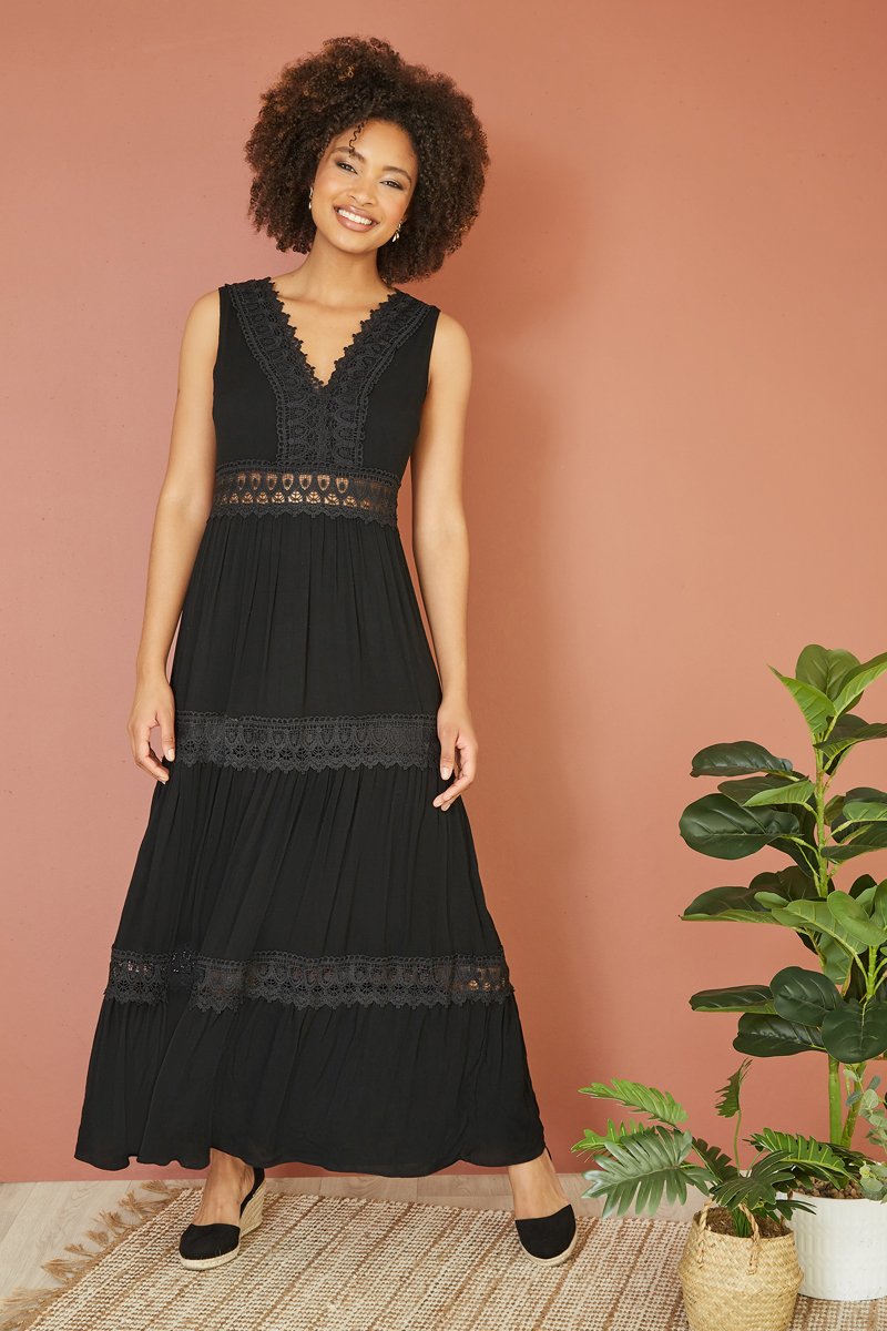 Robe longue - Noir