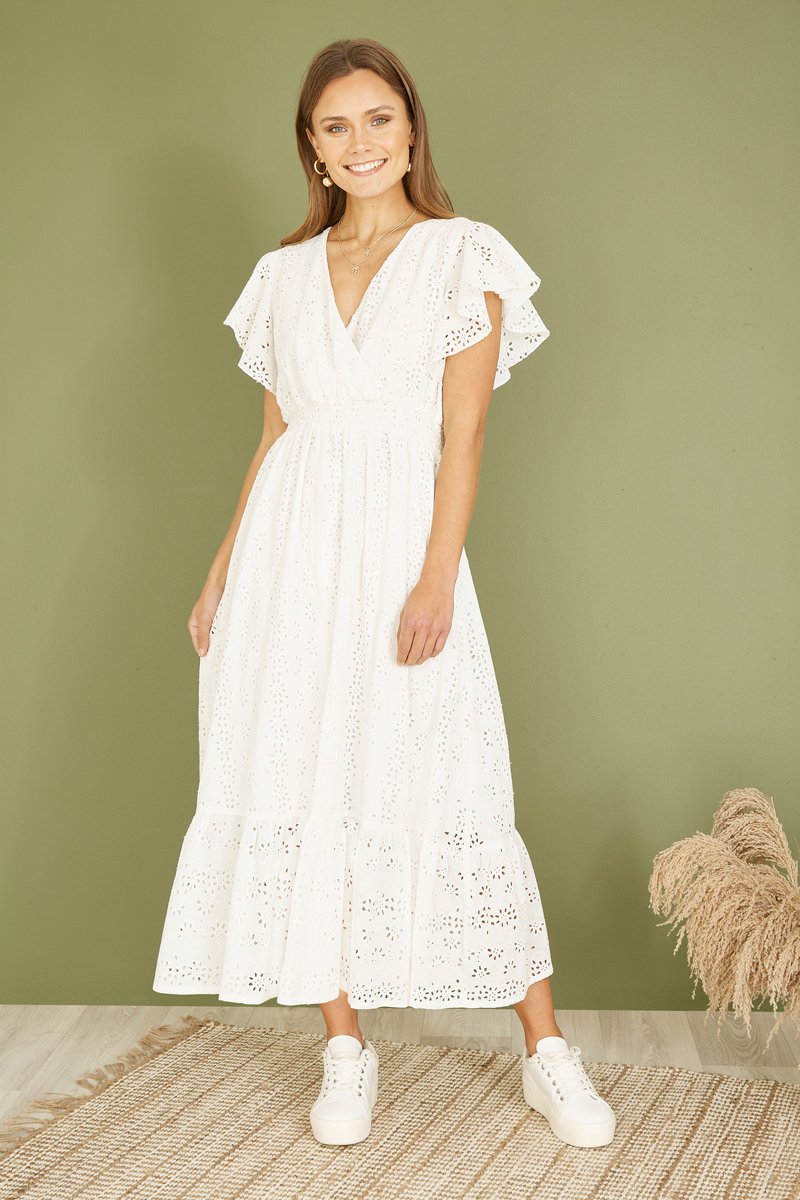 Robe longue - Blanc