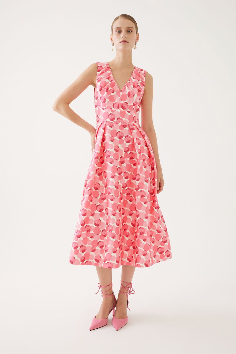 Robe midi - Rose