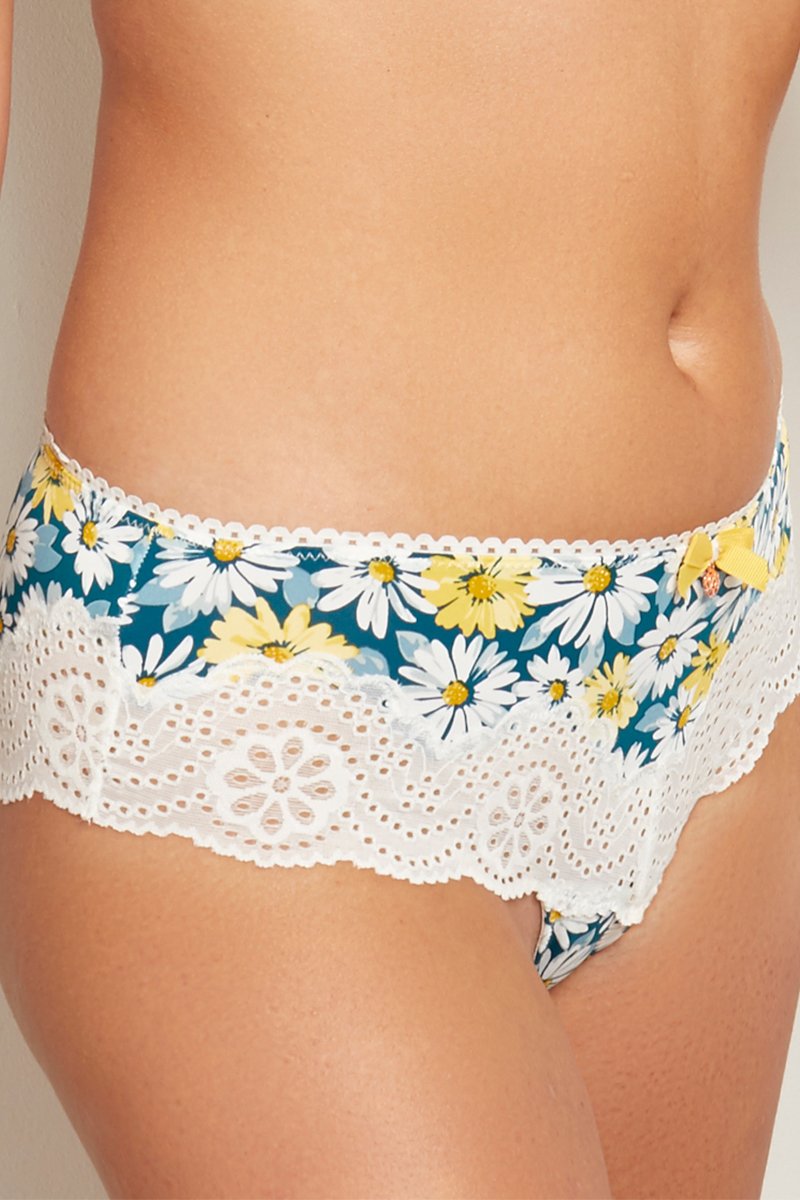 Tanga Idylle - Bleu et ivoire