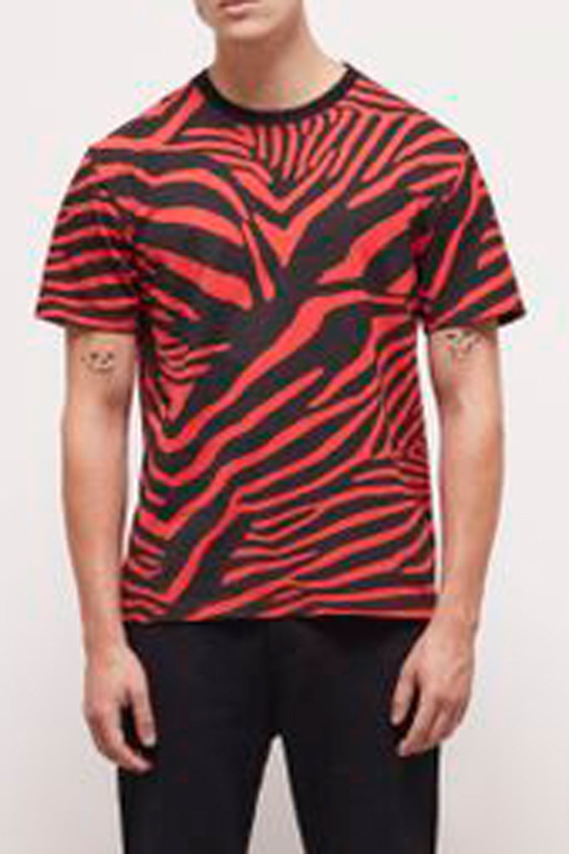 T-shirt Rouge et noir