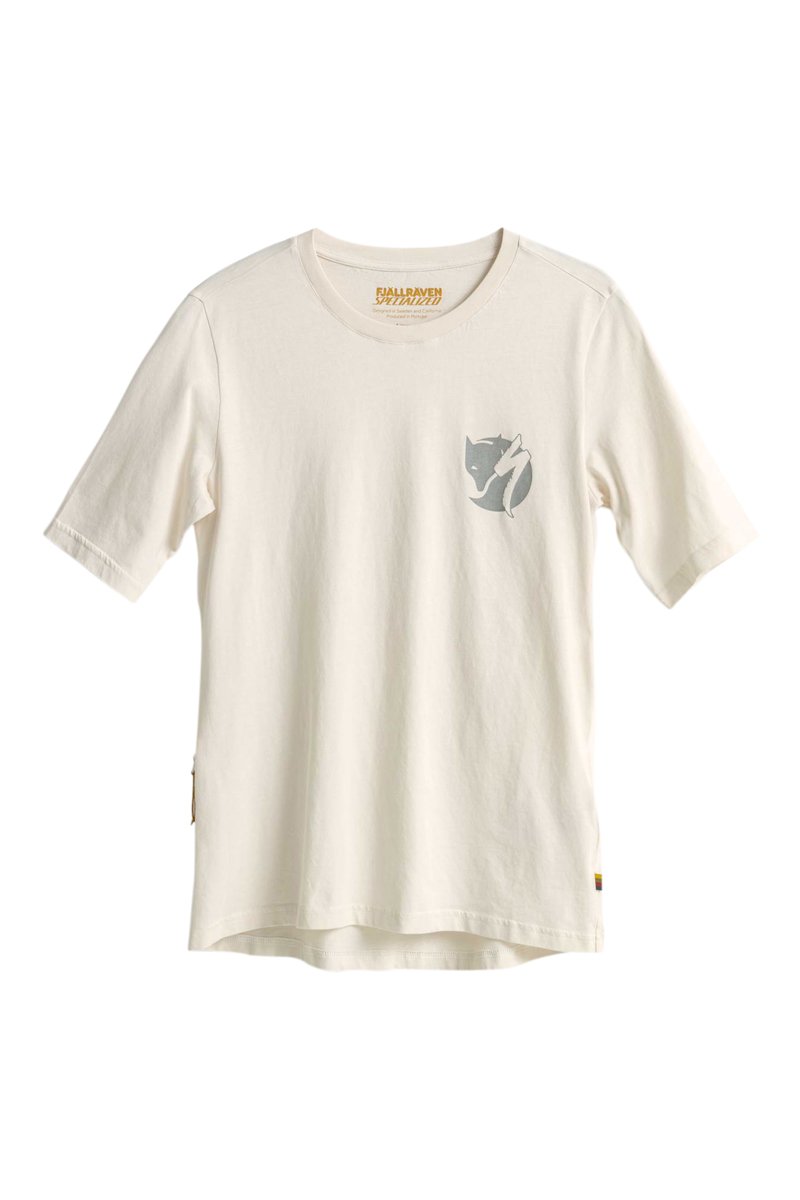 T-shirt regular fit en coton biologique S/F Cotton - Ecru