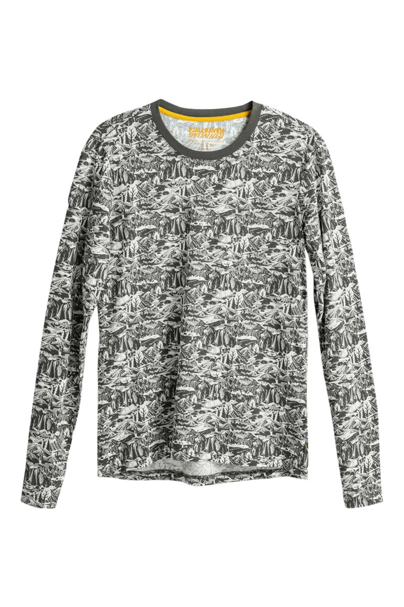 T-shirt regular fit en coton biologique S/F Cotton CaliSwe - Noir et écru