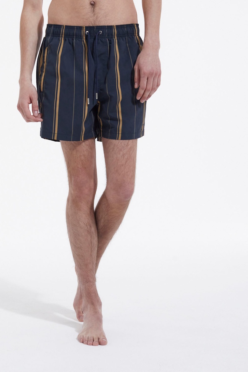 Short de bain Bleu marine