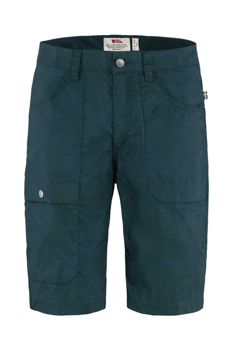 Bermuda en coton biologique Vardag - Bleu marine