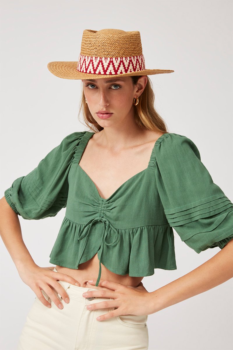 Panama en paille Arizona Beige