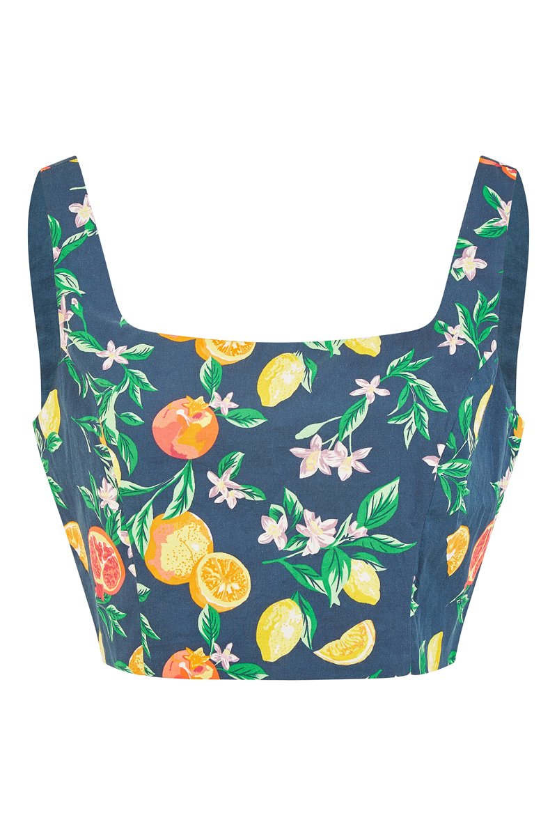 Crop top - Bleu marine