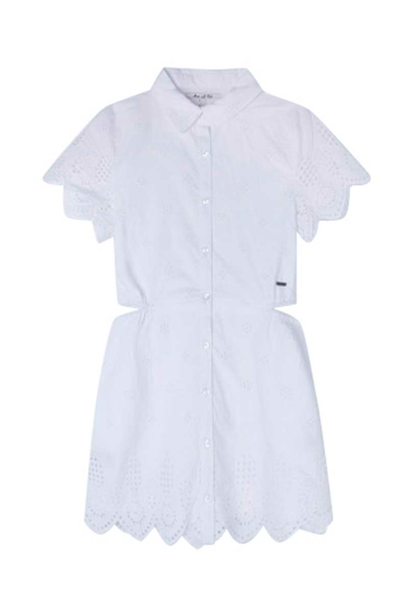 Robe en broderie anglaise Blanc