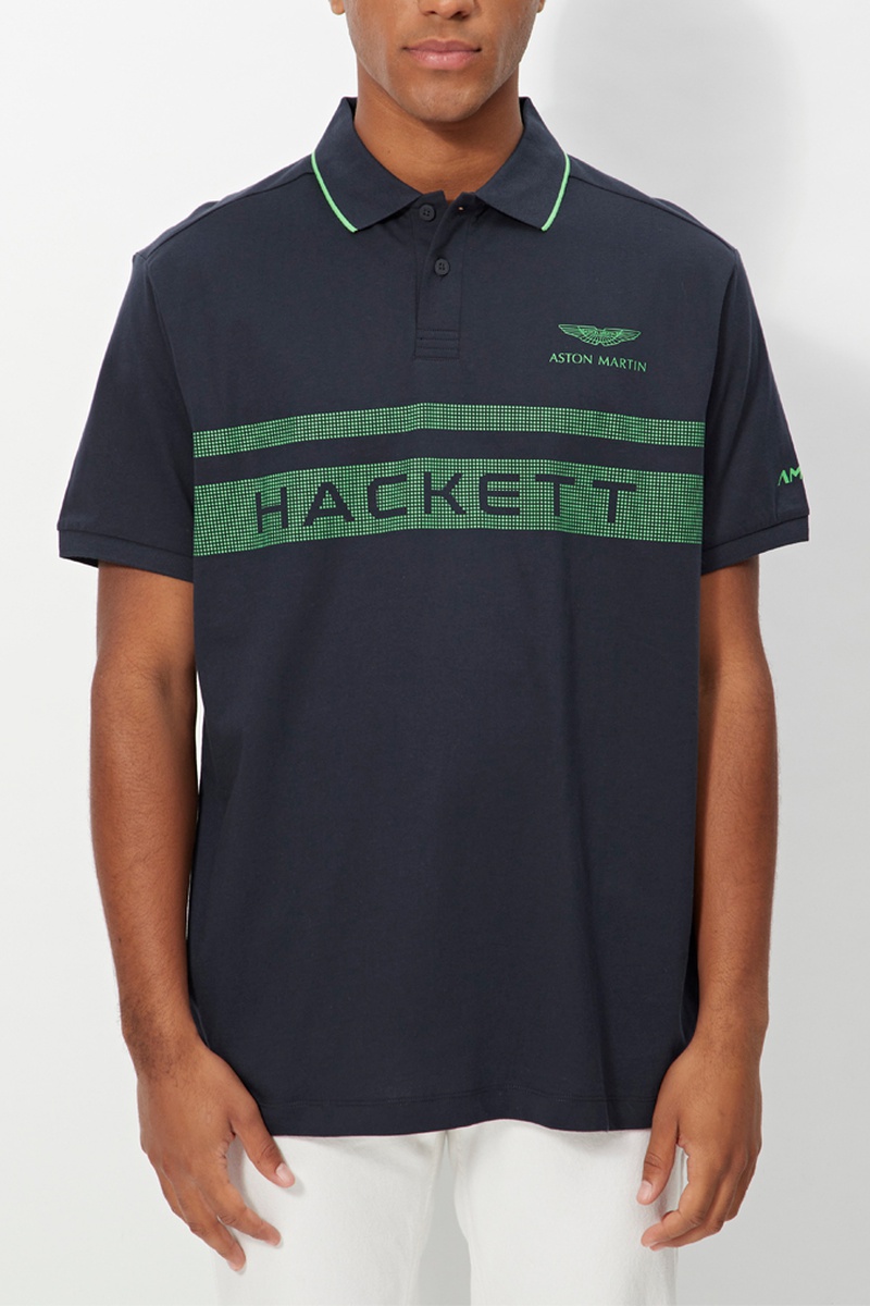 Polo Bleu marine et vert