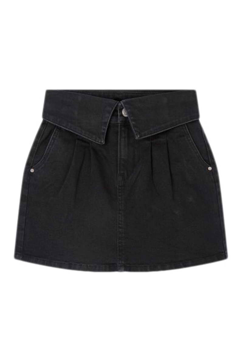 Jupe en jean Noir