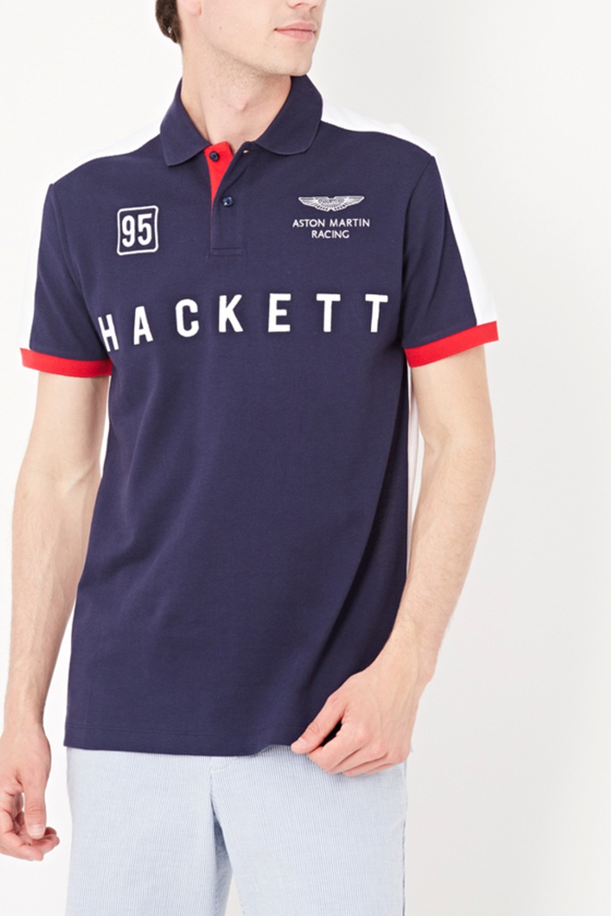 Polo Bleu marine et blanc