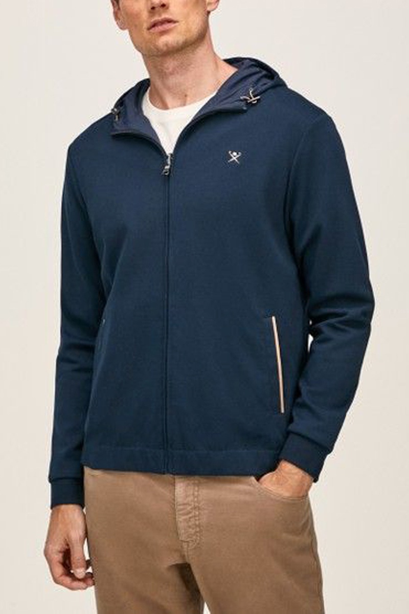 Sweat à capuche Bleu marine