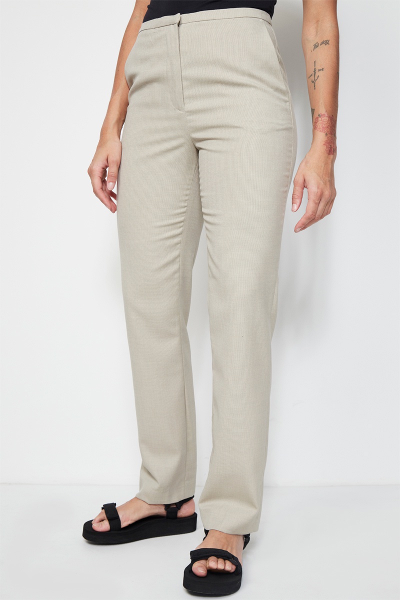 Pantalon droit - Kaki