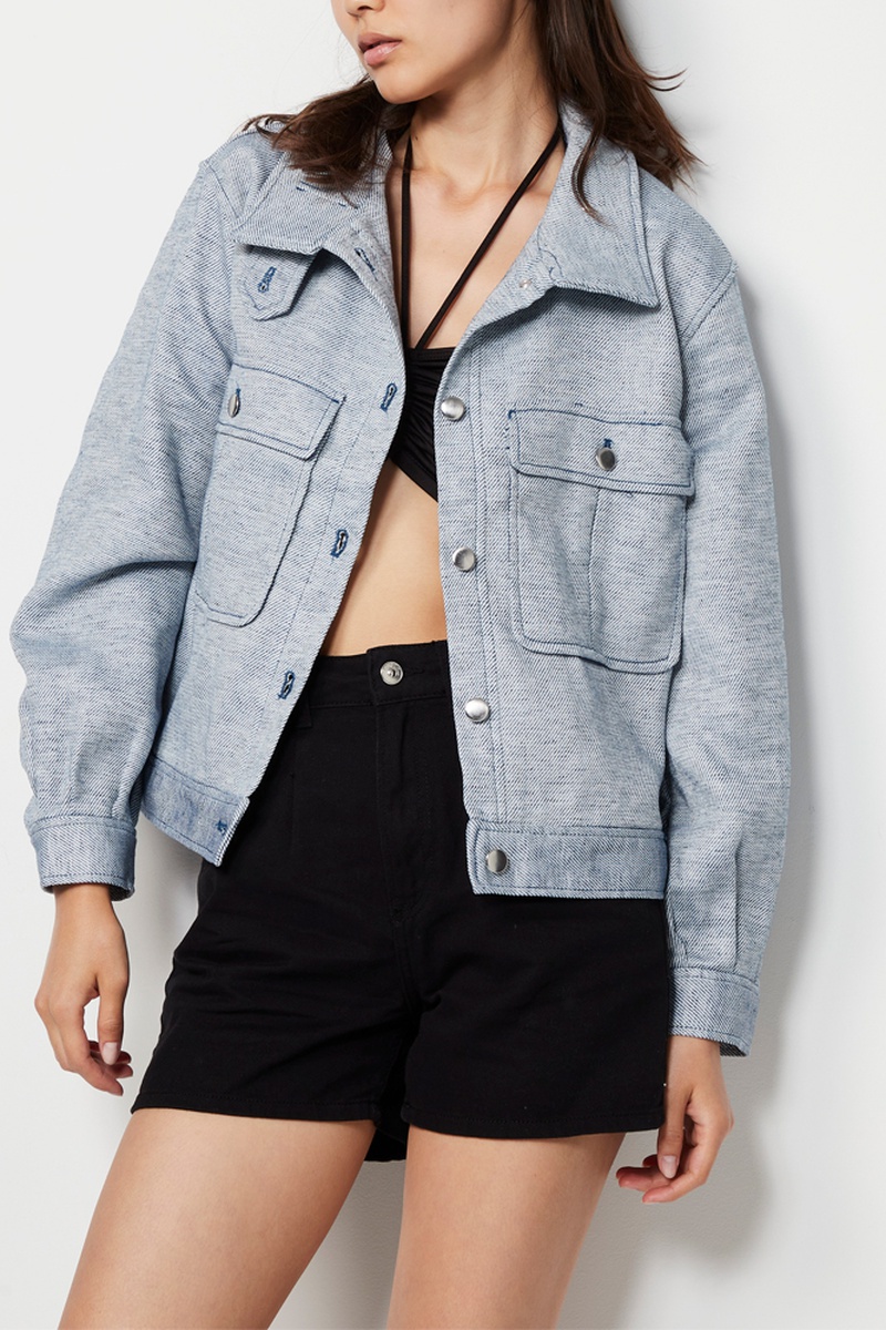 Veste en jean Bleu clair