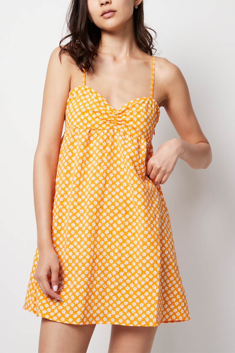 Robe trapèze - Orange