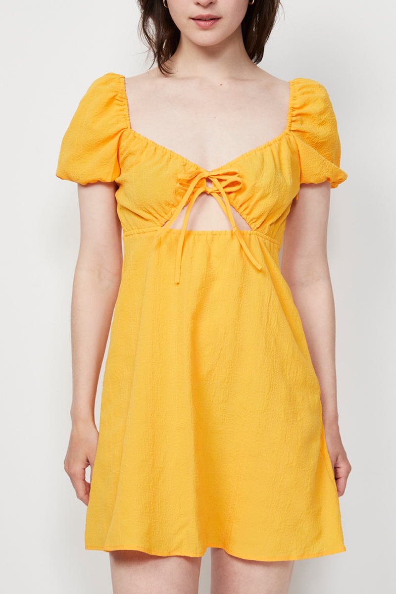 Robe patineuse - Jaune