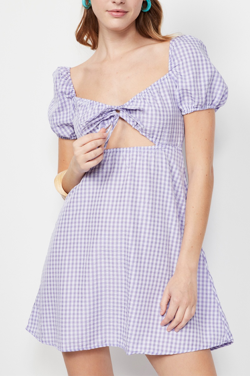 Robe patineuse - Mauve